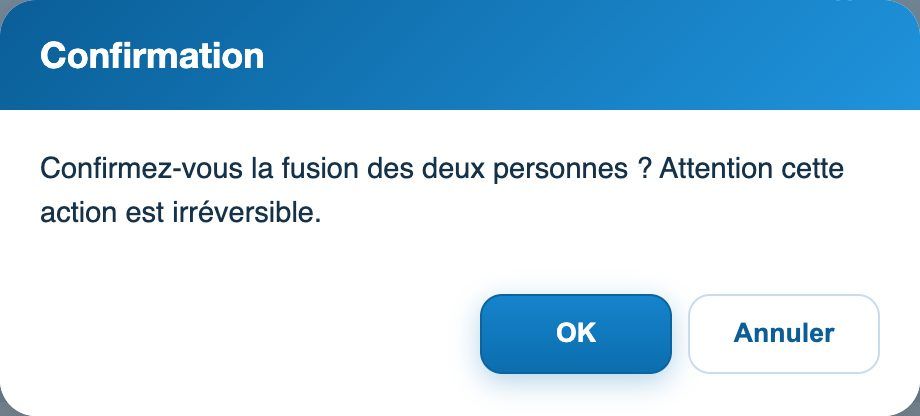 La confirmation avant la fusion